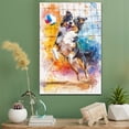 thumbnail image 2 of Australian Shepherd Dog Playing Volleyball Wall Stretched Canvas Size 8x12 – Australian Shepherd Canvas Art for Dog Lovers, Volleyball Canvas Wall Decor, 2 of 5