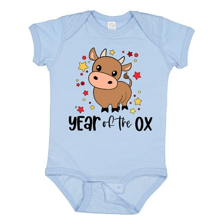 

Inktastic 2021 Year of the Ox Cute Gift Baby Boy or Baby Girl Bodysuit