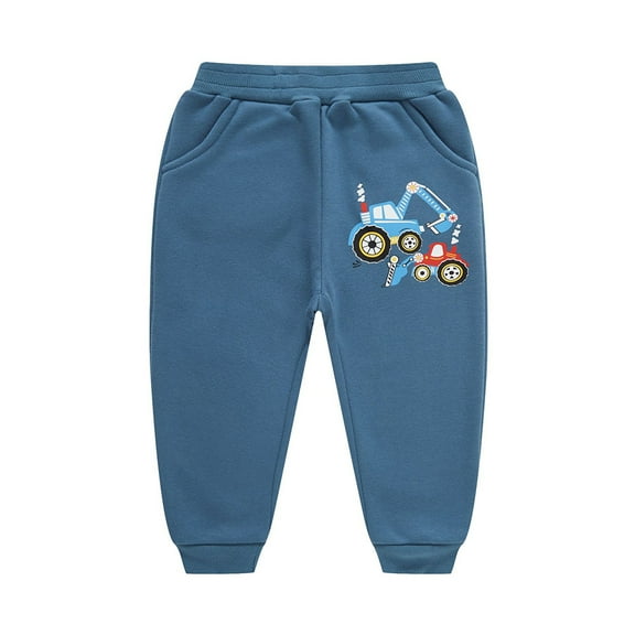 Esaierr Toddler Boys Jogger Pants Kids Sweatpants Pants Baby Cotton Pants Padded Warm Trousers for 1-10Y