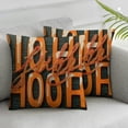thumbnail image 3 of nygtbtfer Hello Sunshine Pillow Cover Summer Orange Lumbar Cushion Cover Farmhouse Decorations Pillowcases for Sofa Couch White, 3 of 7
