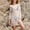 White, variant on qelini White Cover up for Women Lace Trim Beach Dress Hollow Out Bathing Suit Coverups Summer Vacation Tunic