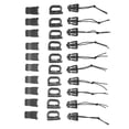 thumbnail image 1 of Backpack Vest Belt Kit, Backpack Bag Clip Strap Set Practical Fine Workmanship  For Hiking Black,OD Green,Tan, 1 of 8