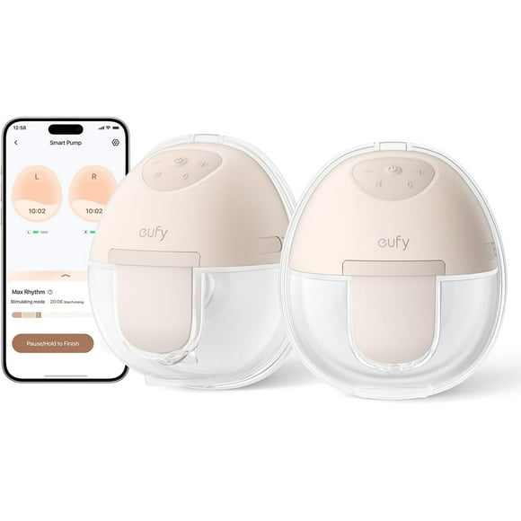 Eufy Wearable Breast Pump E10 Hands-Free Electric Breast Pump with App Control