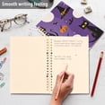 thumbnail image 4 of FORMRS 1-Subject Spiral Notebook 8" x 5" College Ruled 60 Refillable Sheet A5 Hard Cover, 2 Pack, Halloween Black Cat, 4 of 7