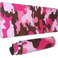 thumbnail image 2 of Pink Camo Gaming Mouse Pad Large Mouse Pad (31.5x11.8 Inch) Non-Slip Rubber Base Large Desk Mat Desk Protector for Home Office Gaming Work, 2 of 6