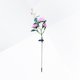 thumbnail image 2 of Luces solares de rosas con estaca para jardín, lámpara decorativa para exteriores, ideal para caminos y patios (flores rosas con mariposas), 2 of 8