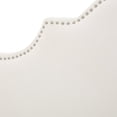 thumbnail image 6 of GDF Studio Stroelitz Contemporary Fabric Full/Queen Headboard with Nailhead Trim, Ivory, 6 of 6