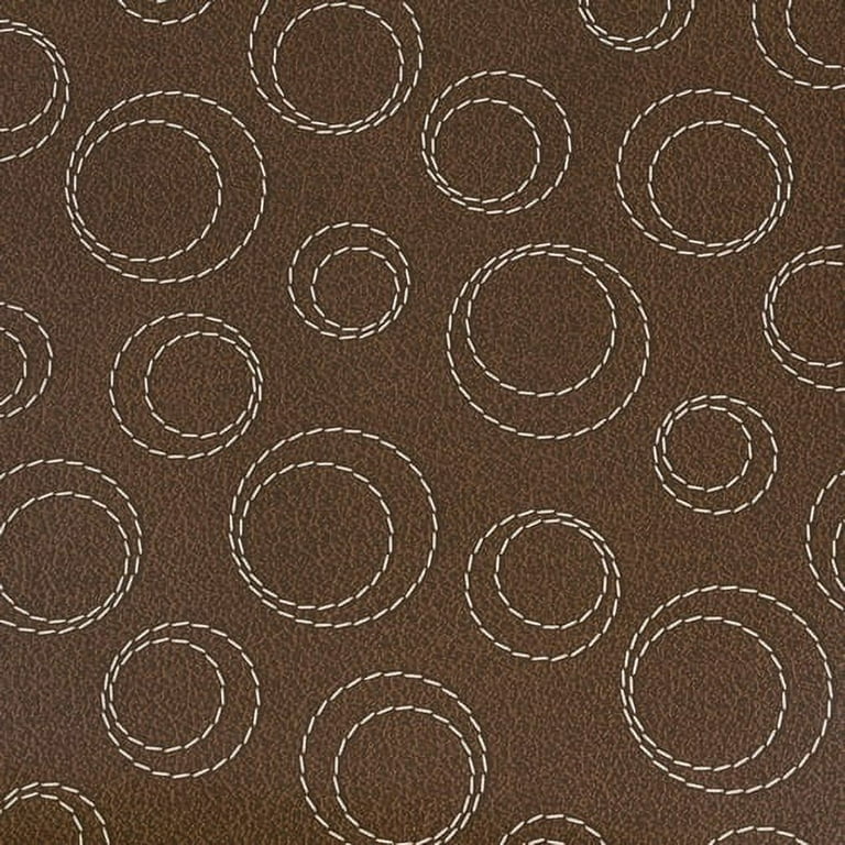 Jam Paper Wrapping Paper Rolls - 12.5 Sq ft. Chocolate Brown Circle Design - Sold Individually
