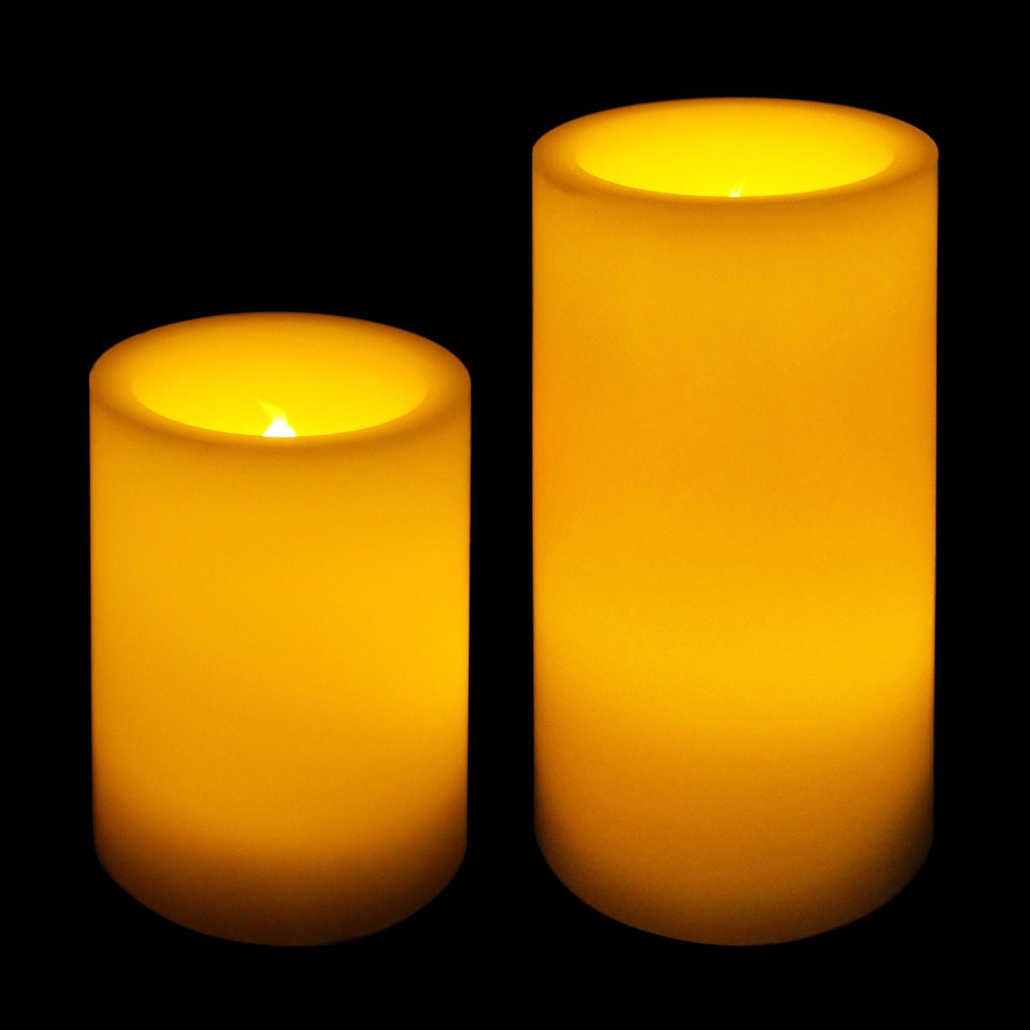 Mainstay 4" LED Wax Pillar Candle