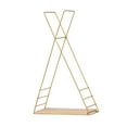 thumbnail image 3 of Estante de pared Triangular, soporte de madera para almacenamiento, estantes colgantes de pared artesanales, estantes para artículos diversos para Dorado BLESIY Estantes de exhibición, 3 of 8