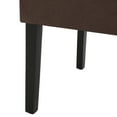 thumbnail image 3 of Noble House Monita Faux Leather Dining Chairs, Set of 6, Dark Brown, Espresso, 3 of 8
