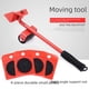 thumbnail image 4 of Dispositivo de movimiento pesado de cinco piezas, herramienta universal para mover ruedas que ahorra mano de obra, dispositivo para mover muebles, lavadora y refrigerador, 4 of 5