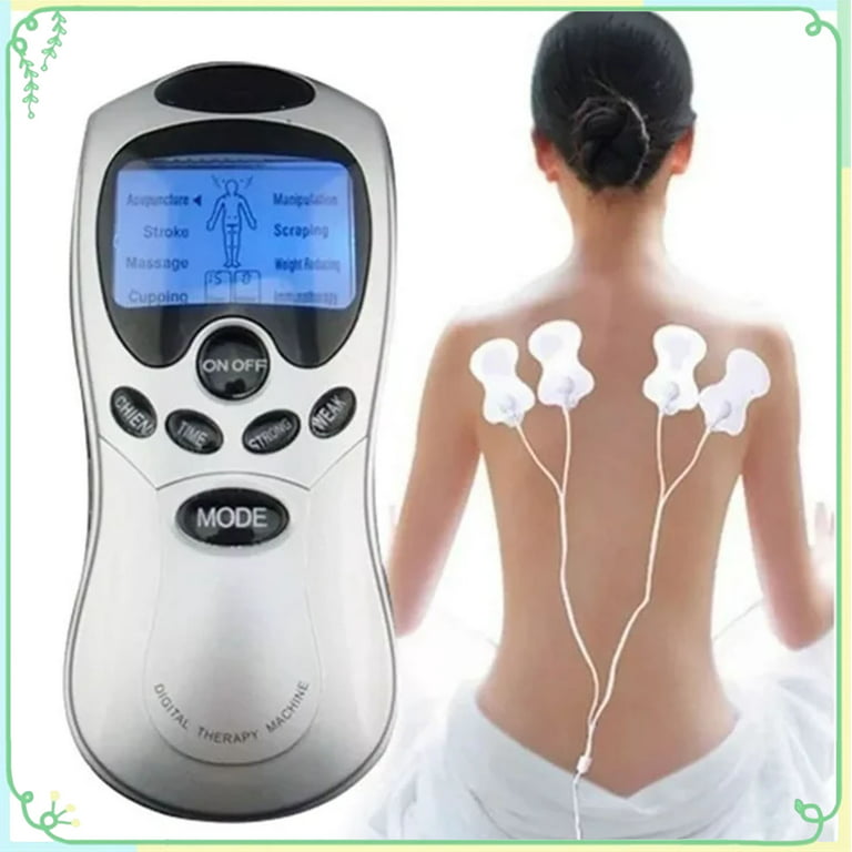 TENS Machine 10 Mode Massager Electric Pulse Therapy + Face/Eye Massage Pad