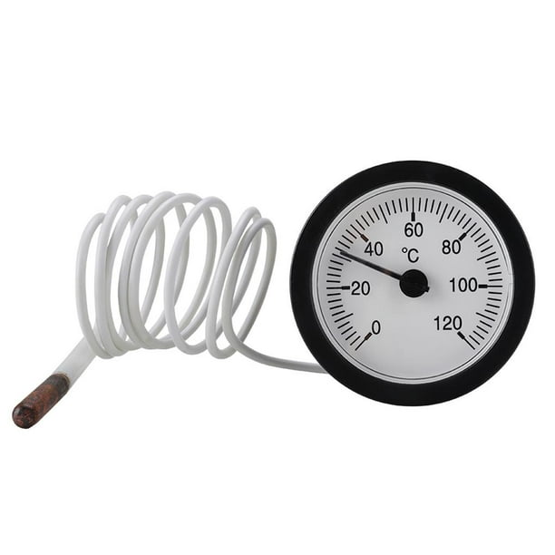 Dial Thermometer Accuracy Capillary Temperature Gauge 0120 Degree