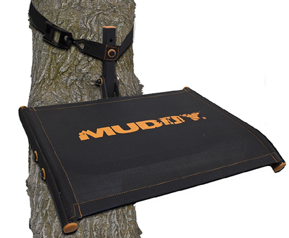 MUDDY Ultra Tree Seat - 18" W x 13" D Rugged Durable Stable Compact Lightweight Portable Outdoor Hunting Cushioned Flex-Tek Seat, 300 Lbs. Maximum Capacity