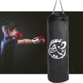 thumbnail image 3 of Sanda Sacos de Sacos de Colgantes de PU Negros Fuertes y Duraderos para niños Adolescentes Fitness Deporte Boxeo Wushu y Fitness hogar y Gimnasio ANGGREK Otros, 3 of 8