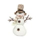 thumbnail image 3 of Muñeco de nieve navideño, adorno navideño, decoración de mesa, decoración navideña para tienda, escritorio, chimenea, sala de estar, fiesta, 3 of 8