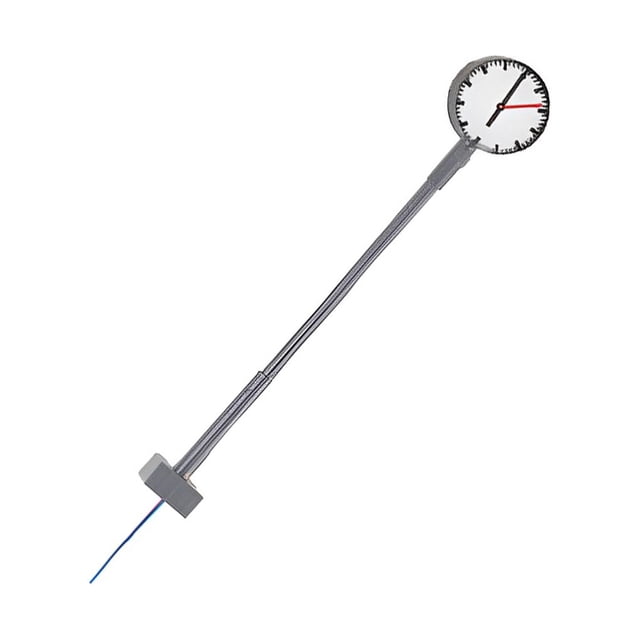 Bearachild Lámparas de reloj de ferrocarril, Material de Metal, poste de luz en miniatura, diseño de construcción de tren, luces de calle, decoraciones Artesanía Tipo4 Bearachild HA064507-04