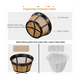 thumbnail image 3 of Filtro de café reutilizable, filtro de canasta, filtro de repuesto para 8 a 12 tazas con fondo de malla de acero inoxidable, 3 of 4