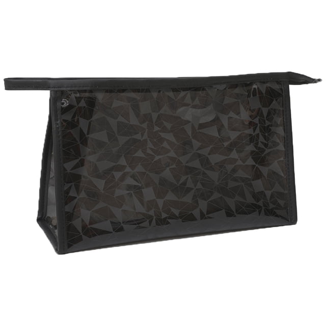 Bolsas De Maquillaje Monedero De Pvc Bolsa De Almacenamiento Transparente Portátil Para Regalos De Vacaciones (Negro) Tmvgtek Cuidado Belleza