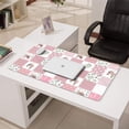 thumbnail image 3 of Long Mouse Pads for Desk,Pioneer Flower Floral Print Pattern Desk Mats on Top Of Desks, Desk Mouse Pad Extra Large with 3mm Non-Slip Base and Stitched Edge for Gaming,Office,Work,Home 31.5"x15.7", 3 of 6