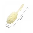 thumbnail image 2 of Rub Back Brush Japanese Style Long Handle Bath Ball Bath Brush, 2 of 2