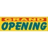 Grand Opening Banner - Yellow - 10'Wx3'H