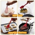 thumbnail image 4 of Juego de espátula de silicona de 5 uds, utensilios de cocina de silicona antiadherentes resistentes al calor, juego de utensilios de cocina duraderos, 4 of 5