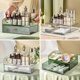 thumbnail image 4 of Vintage Striped Makeup Brush Holder Organizer for Dresser, Bathroom, Desk Acrylic Drawer Makeup Organizer (Clear), 4 of 4