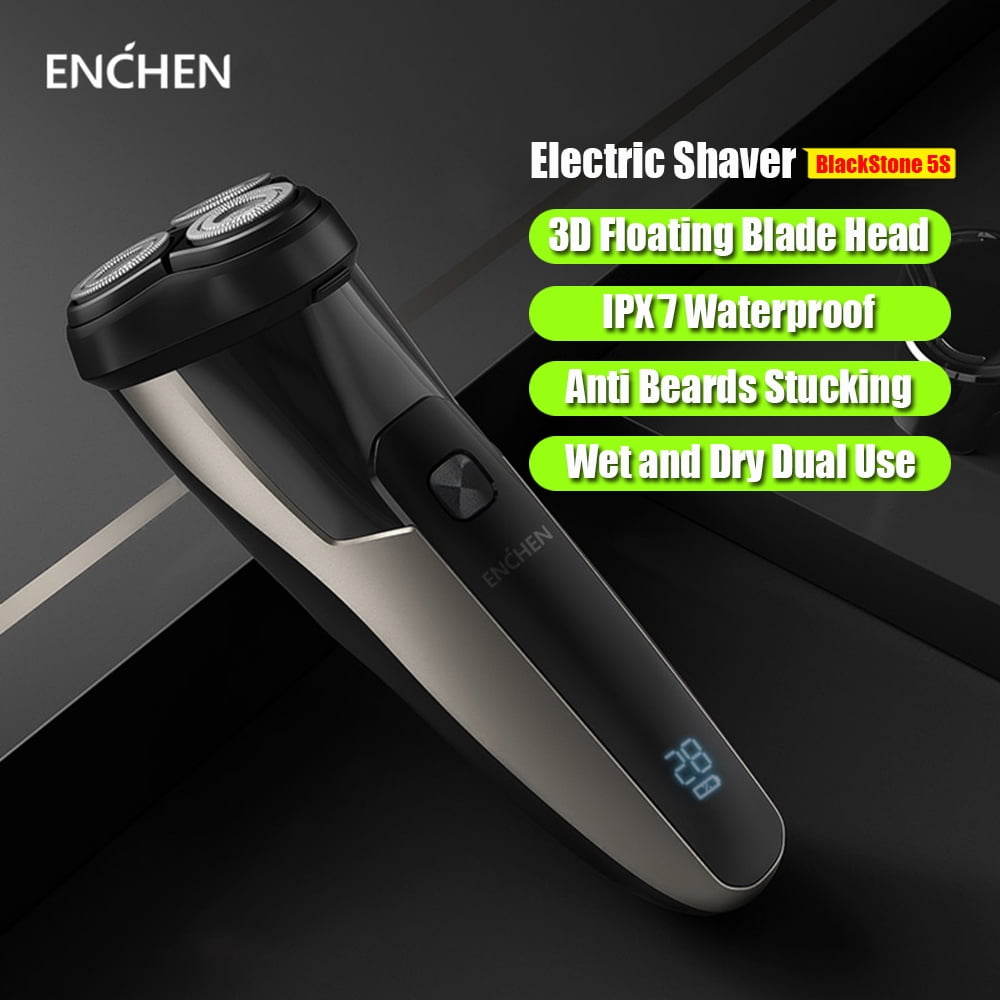 Enchen BlackStone Elektrorasierer Waschbarer Bartschneider Shaver Rasiermaschine
