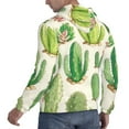 thumbnail image 6 of Wukai Cactus And Succulent Print Men Hoodies Fleece Sweatshirts Long Sleeve Sweaters Pullover Fall Outfits Winter Clothes-3X-Large, 6 of 7