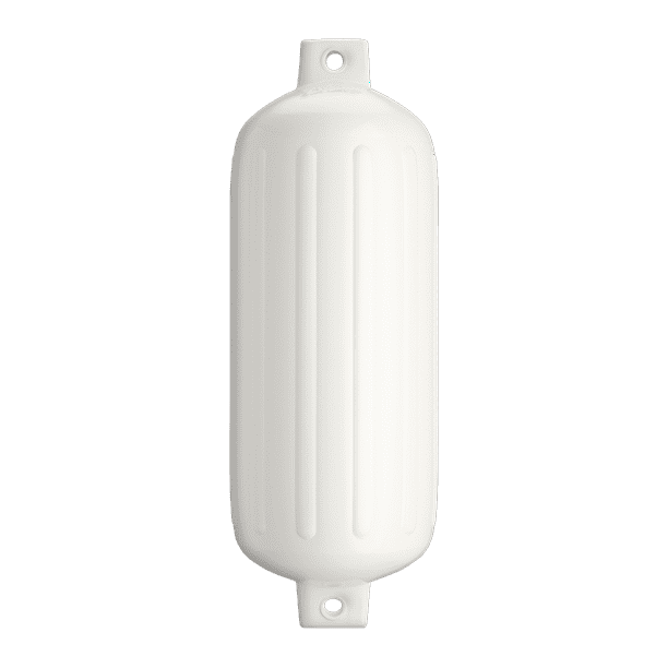 Aile de Bateau Polyforme 41-137-889 G-6 Blanc; Nervuré; Cylindre; Œil Double; Blanc; PVC; Simple