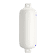 Aile de Bateau Polyforme 41-137-889 G-6 Blanc; Nervuré; Cylindre; Œil Double; Blanc; PVC; Simple – image 1 sur 2