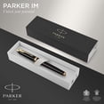 thumbnail image 3 of Parker IM Pluma Estilográfica, Negro (Black Gold Trim), Punta Fina Parker Unisex, 3 of 4