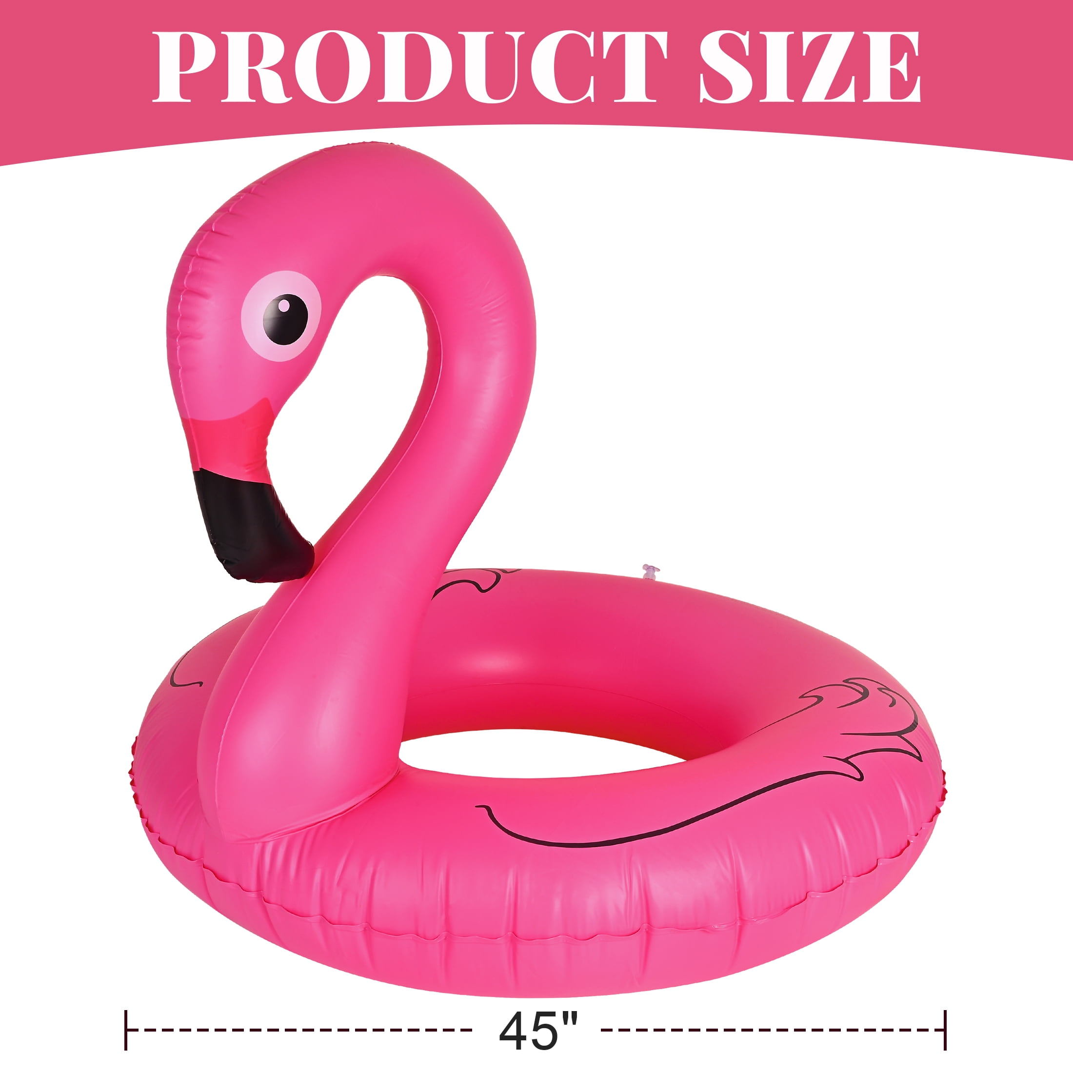 TRANSLINK Flamingo Pool Floats Inflatable Summer Pool Toys Beach Lake Vacation Floating Loungers for Adults