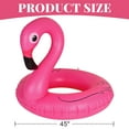 thumbnail image 6 of MiracDan Flamingo Pool Floats Inflatable Summer Pool Toys Beach Lake Vacation Floating Loungers for Adults, 6 of 7