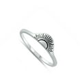 thumbnail image 4 of Engraved Boho Sunrise Festival .925 Sterling Silver Band Jewelry Female Male Unisex Size 9, 4 of 4