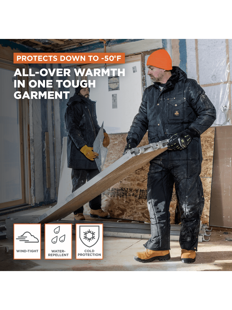RefrigiWear Iron-Tuff Insulated Coveralls with Hood, RRK150