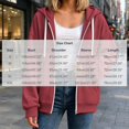 thumbnail image 4 of Women's Full Zip Hoodie, Oversized Long Sleeve Hooded Sweatshirt with Pockets, Casual Lightweight Zip Up Jacket, 4 of 7