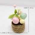 thumbnail image 3 of Easter Table Decor Colorful Speckled Easter Eggs Artificial Easter Flower Pot Spring Decor Easter For Home Outdoor Courtyard Easter Decorations, 3 of 9