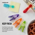 thumbnail image 3 of Farberware Translucent Plastic Kitchen 0.23lb Clips, 5 Count Multi-Color, 3 of 12