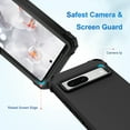 thumbnail image 4 of Dteck Case for Google Pixel 7,Shockproof Rubber Armor Silicone Rugged Case Hybrid Hard Back Phone Cover,Black, 4 of 6