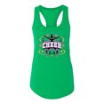 thumbnail image 2 of Wild Bobby Cheerleading All Stars Girl Sports Women Racerback Tank Top, Kelly, Medium, 2 of 5