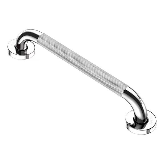 16 Inch Anti Slip Shower Grab Bar Handle, Chrome Stainless Steel Bathroom Grab Bar,Safety Hand Rail Support,Handicap Elderly Senior Saft Assist Bath Bathtubs and Showers