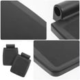 thumbnail image 3 of HAMPPLIES Repose-Pieds de Fauteuil Roulant Universel Robuste de Remplacement Noir PP pour Usage Domestique Support Sûr Confortable 2 Pcs, 3 of 8