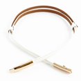 thumbnail image 3 of Here's a polished product description for your **Stylish White Dress Belt For Women**:\n\n \n\n**Elegant White Dress Belt for Women – Chic Waistband, 3 of 4