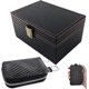 thumbnail image 1 of Caja Bloqueador de Señal de Cuero Caja Faraday de Fibra de Carbono para Llaves de Auto Fob Teléfonos Tarjetas Entrada sin Llave RFID Antirrobo Caja Faraday Jaula Bloqueador de Señal (Caja pequeña(11.5, 1 of 4