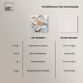 thumbnail image 6 of Ivory White II Canvas Elegant Floral Art by Art Remedy, Gallery Wrapped, 20" x 20", 6 of 7
