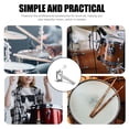 thumbnail image 4 of FONWILYO Kit de Pédales de Tambour Blanc Pédale de Pied de Tambour Angle de Marteau Réglable 1ensemble, 4 of 8