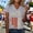 Light Gray, variant on MAIHAN 250th Anniversary Usa Women 4th Of July Shirt Plus Size American Flag Shirts Womens Summer Tops Funny Tshirts Shirts for Women